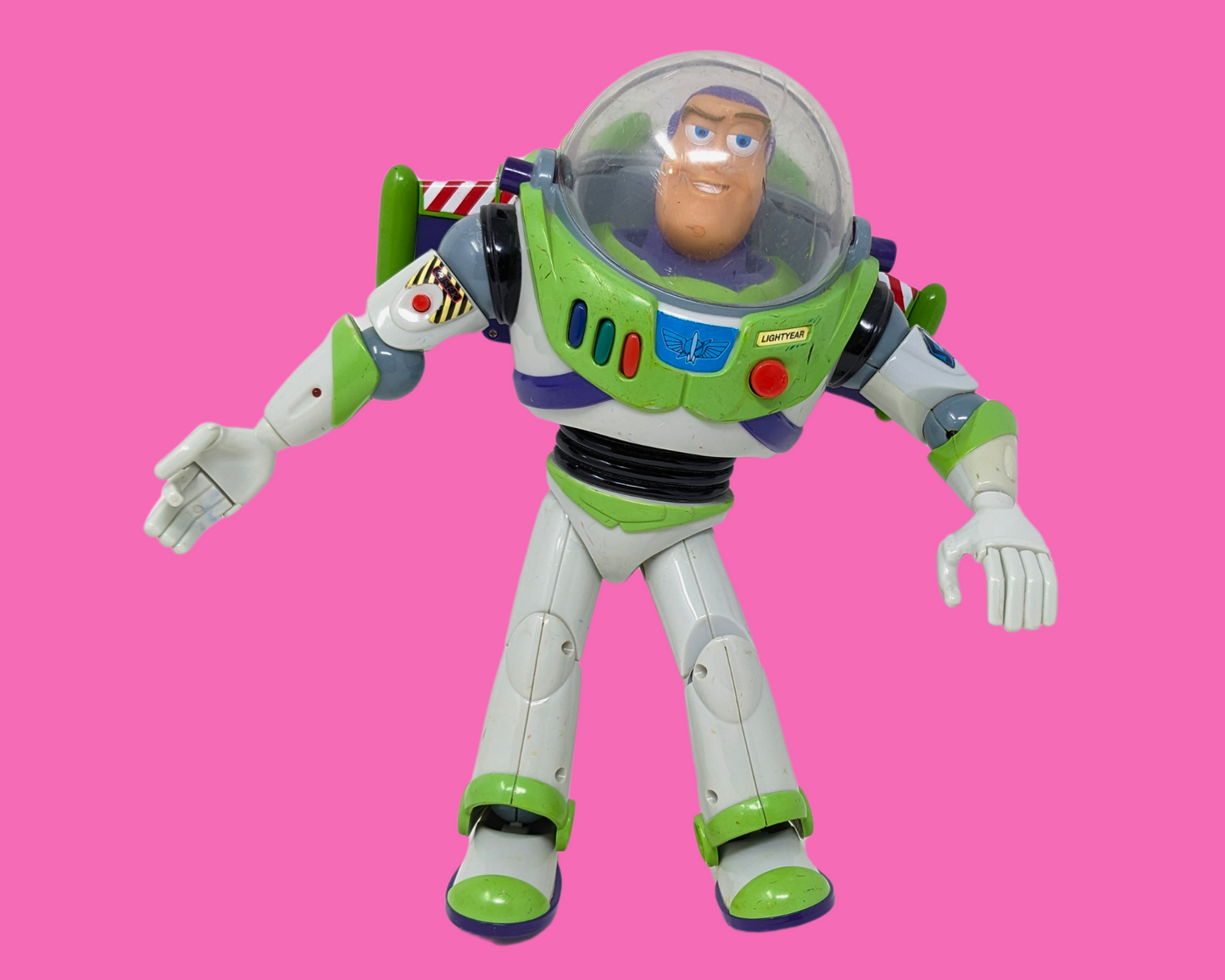 Vintage 1990's Toy Story Buzz Lightyear Toy