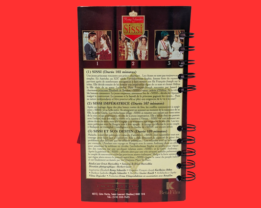 Sissi VHS Movie Notebook
