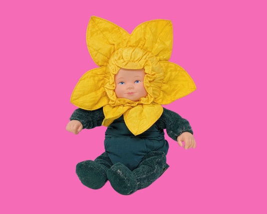 Y2K Anne Geddes Sunflower Baby Doll