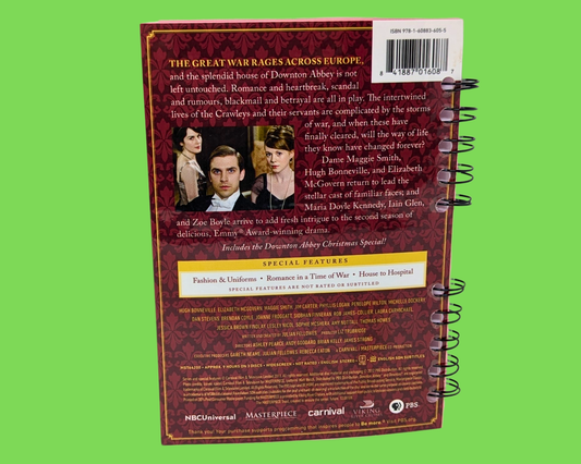 Downton Abbey Season 2 DVD Movie Notebook