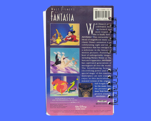 Fantasia, Walt Disney VHS Movie Notebook