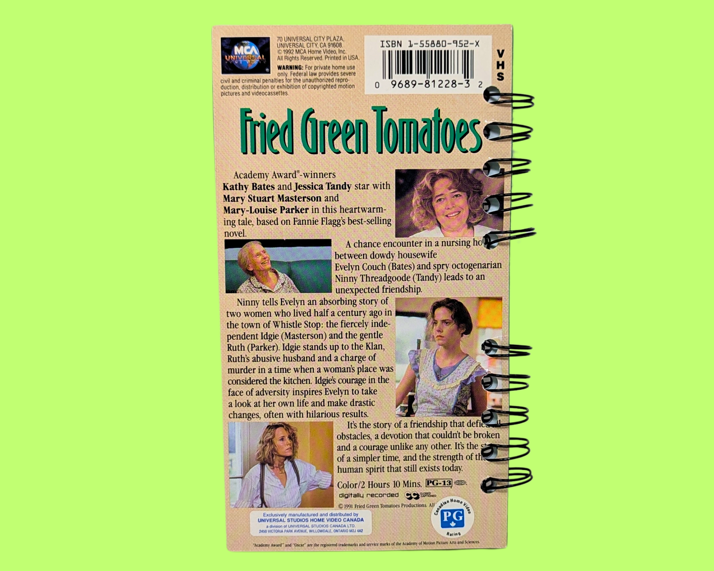 Fried Green Tomatoes VHS Movie Notebook