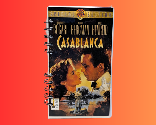 Casablanca VHS Movie Notebook