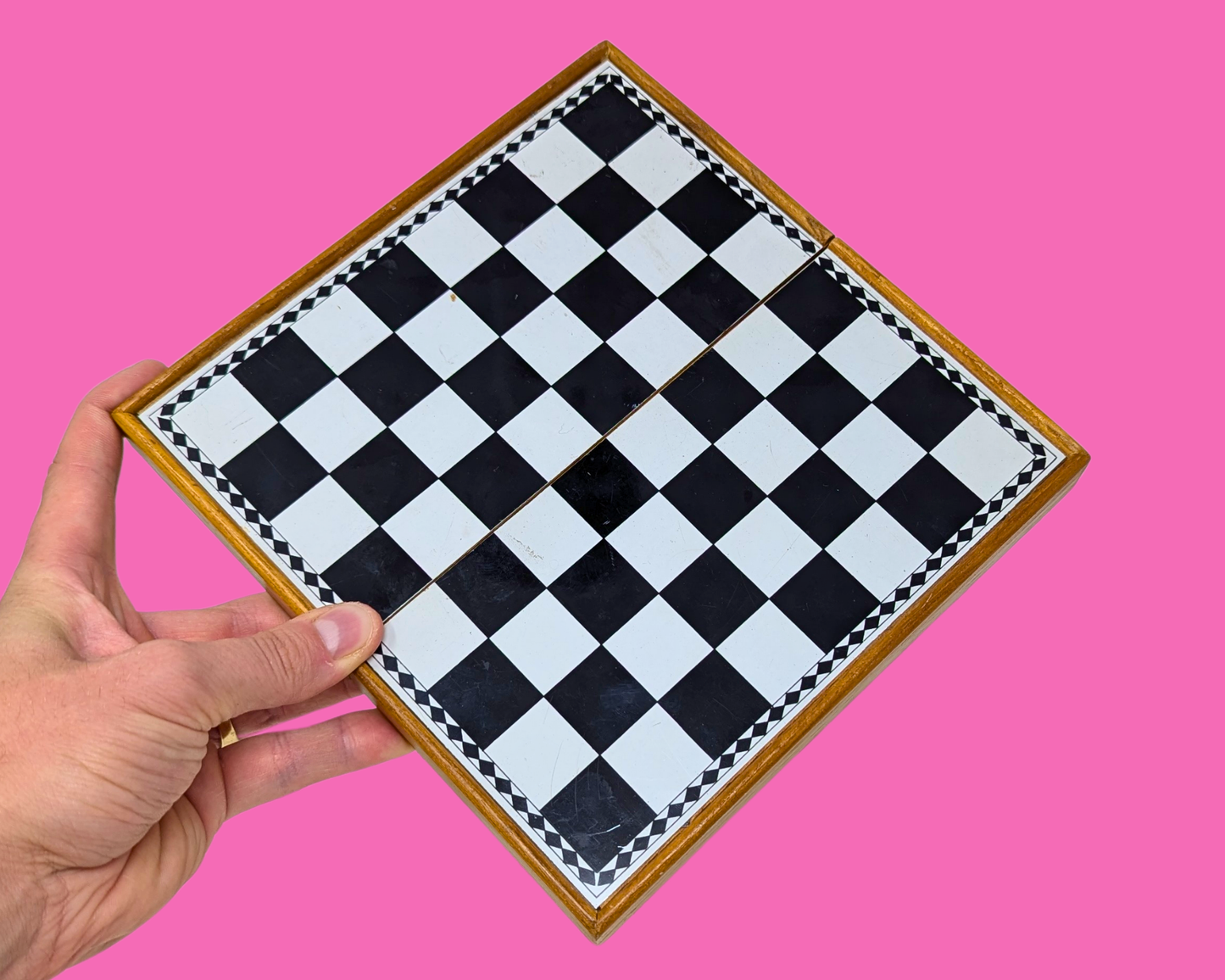 Vintage 1990's Portable Chess Game