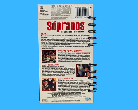 The Sopranos VHS Movie Notebook