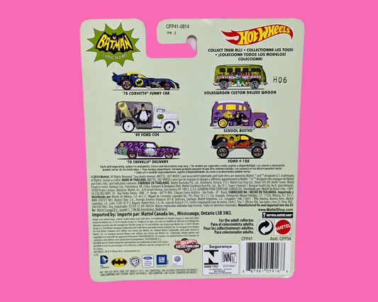 Y2K Collectible Sealed Hot Wheels Batman Joker Volkswagen Custom Deluxe Wagon Automobile Toy