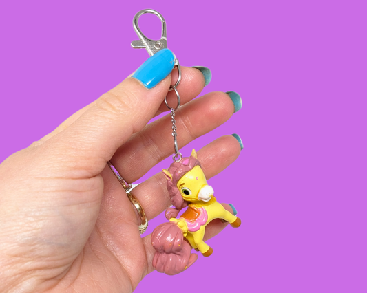 Handmade, Upcycled My Little Pony Toy Keychain