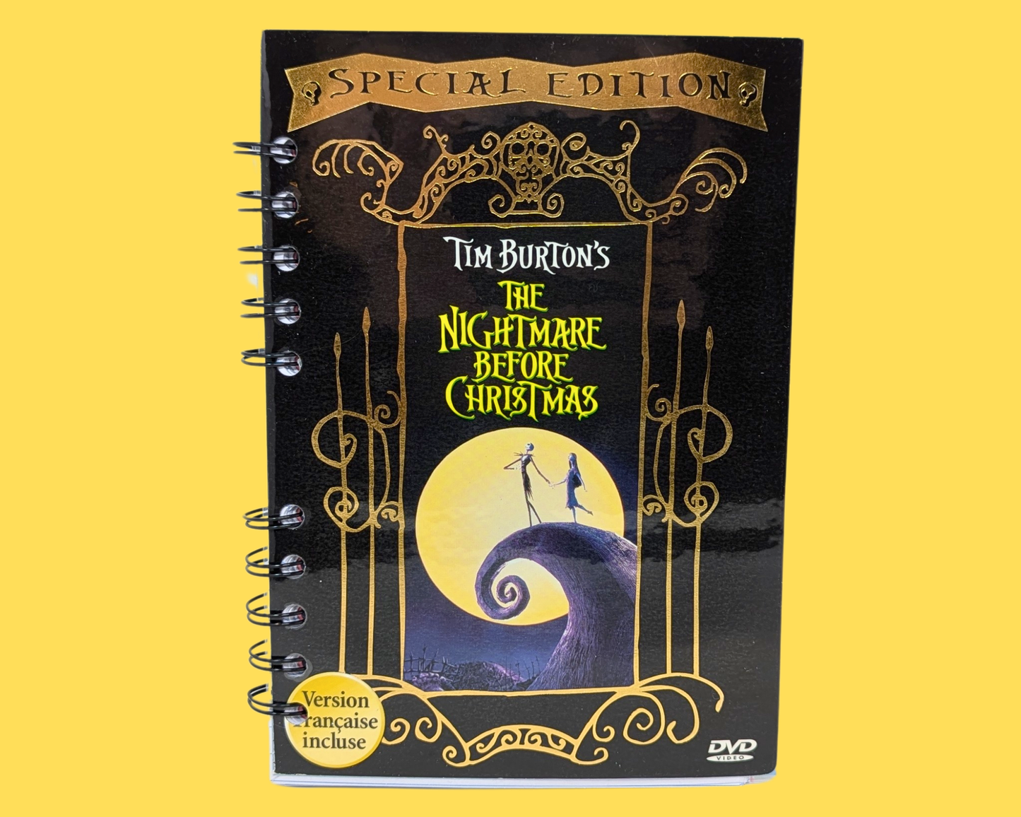 The Nightmare Before Christmas DVD Movie Notebook