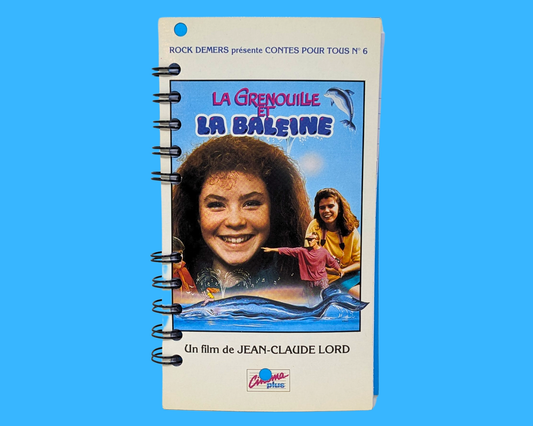 La Grenouille et la Baleine VHS Movie Notebook