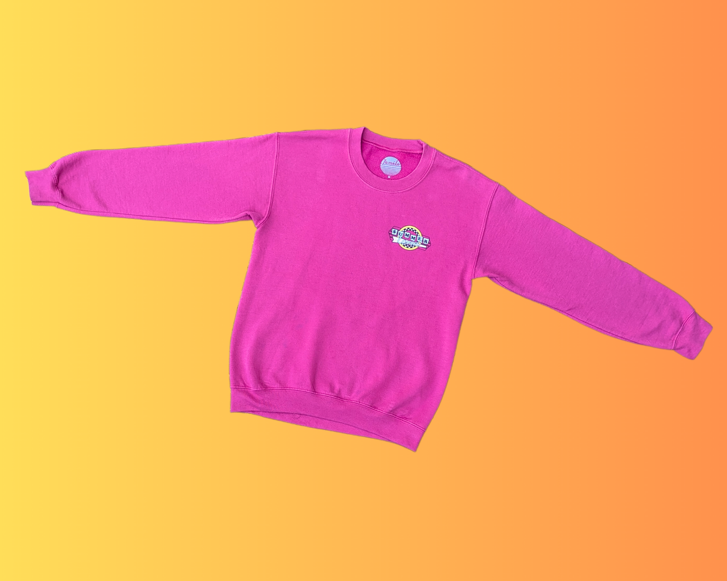 Y2K Tamelo Grease Summer Lovin' Pink Sweater Size S