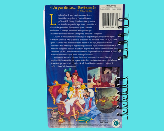 Cinderella, Walt Disney VHS Movie Notebook