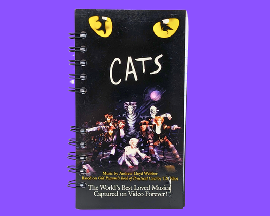 Cats VHS Movie Notebook