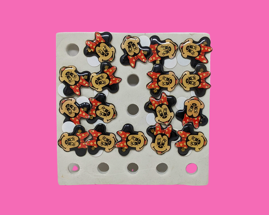 Vintage 1990's Minnie Mouse Magnets, They Light Up