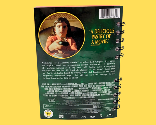 Le Fabuleux Destin d'Amélie Poulain DVD Movie Notebook