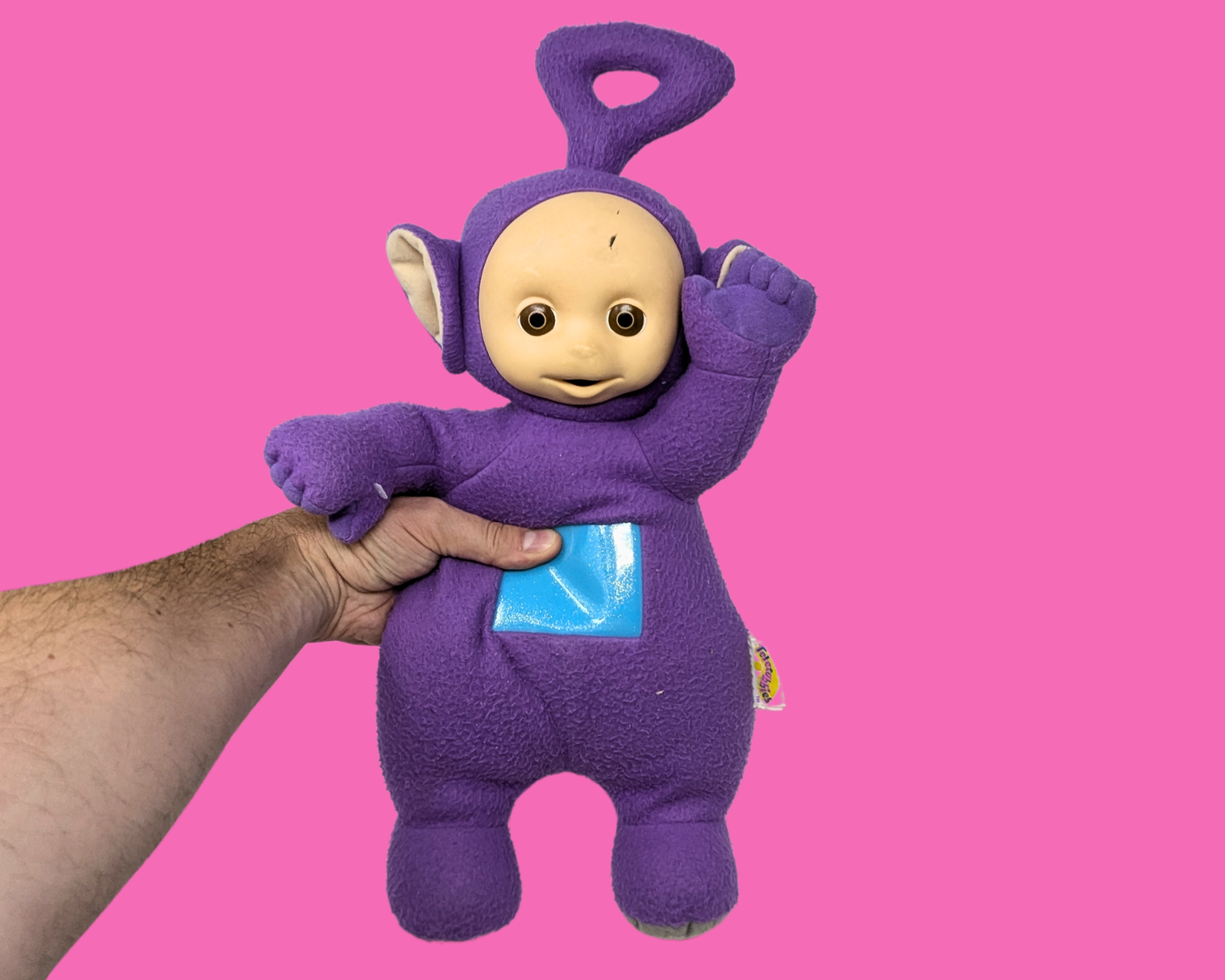 Y2K Tinky Winky Plush Toy, It Talks