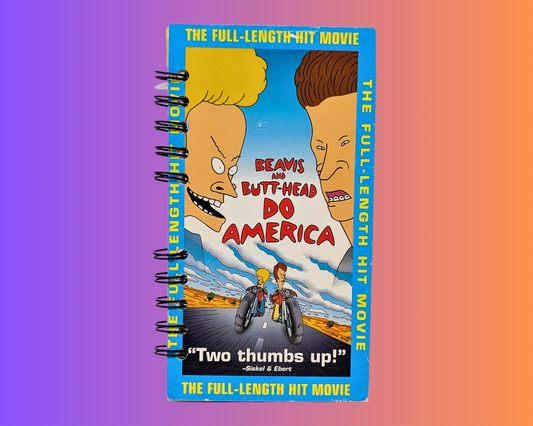 Beavis and Butt-Head Do America VHS Movie Notebook