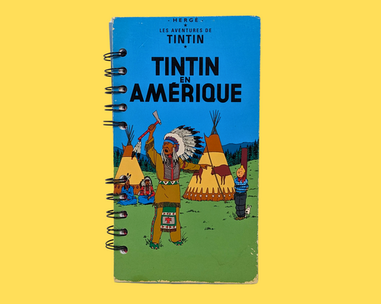 Tintin en Amérique VHS Movie Notebook