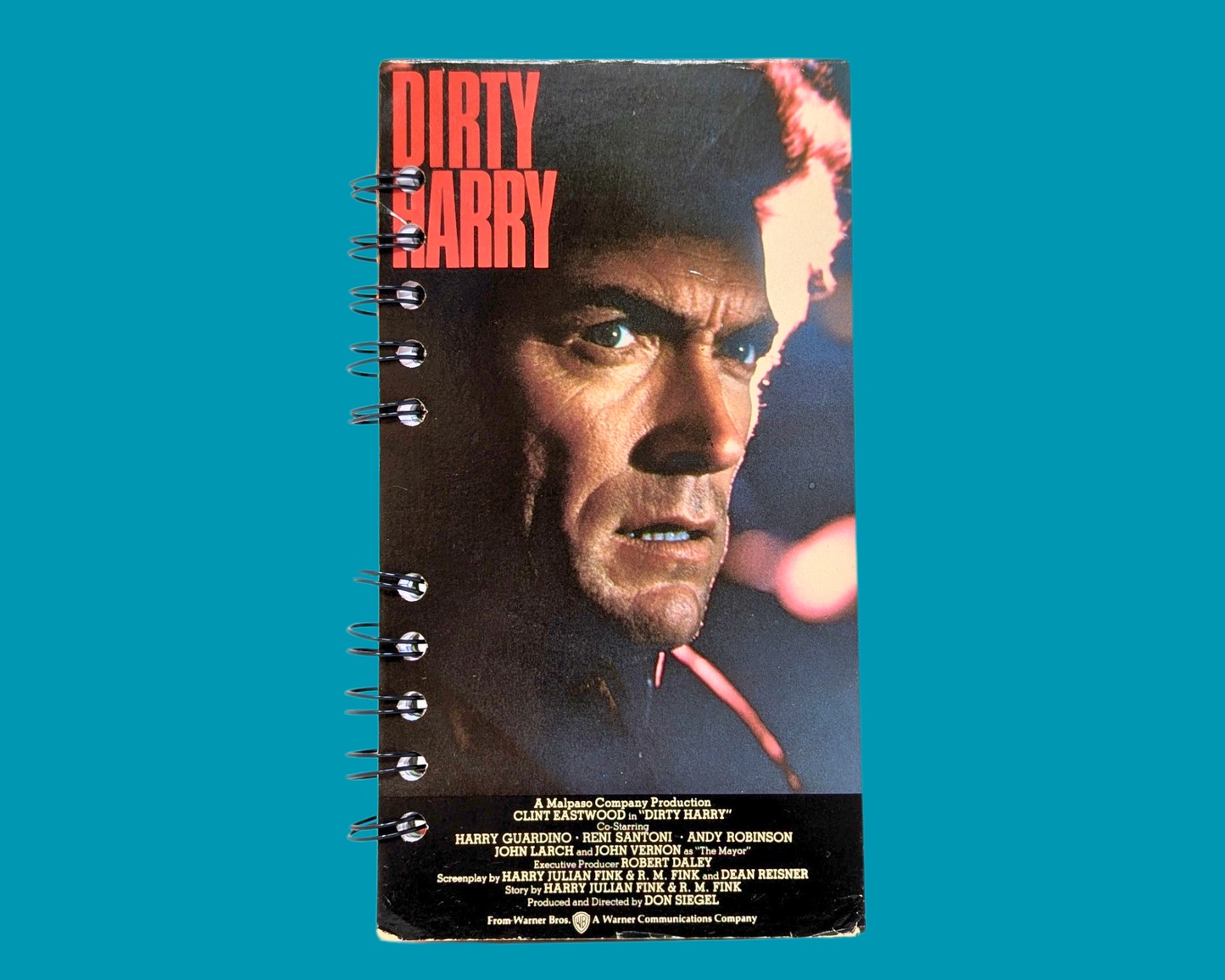 Dirty Harry VHS Movie Notebook