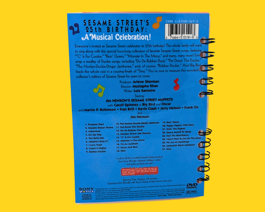 Sesame Street, 25 Wonderful Years DVD Movie Notebook