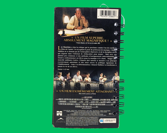 Les Choristes VHS Movie Notebook
