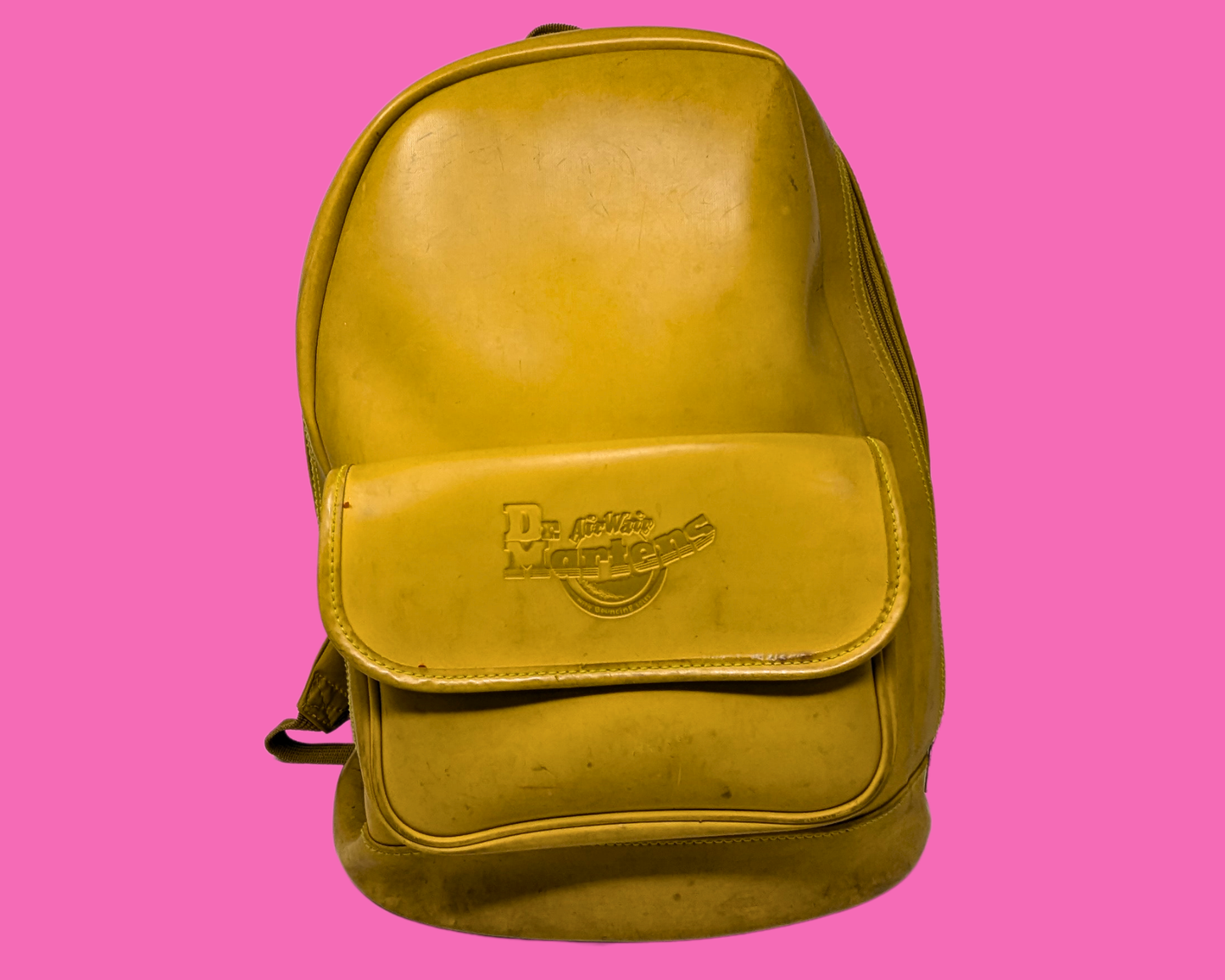 Dr. Martens Yellow Leather, Rubber Style Backpack