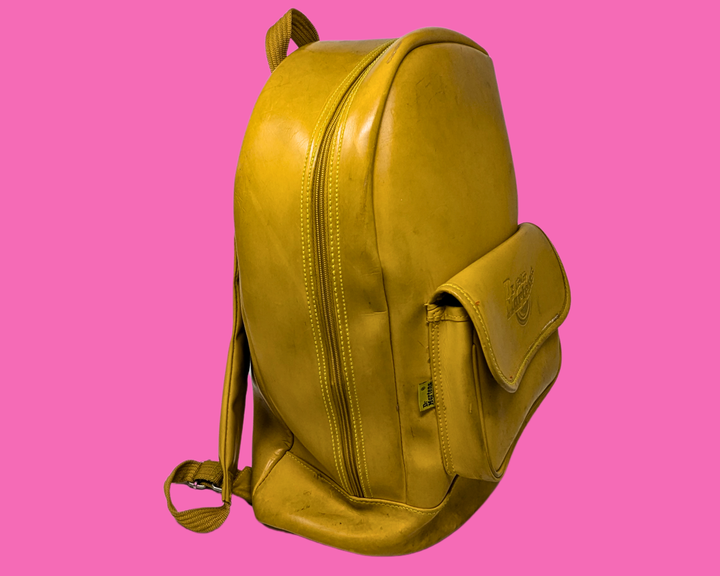 Dr. Martens Yellow Leather, Rubber Style Backpack