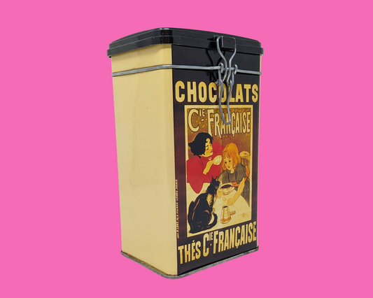 Vintage 1990's Chocolats et Thés Compagnie Française Tin Box