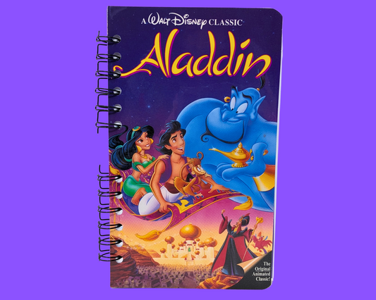 Aladdin, Walt Disney VHS Movie Notebook