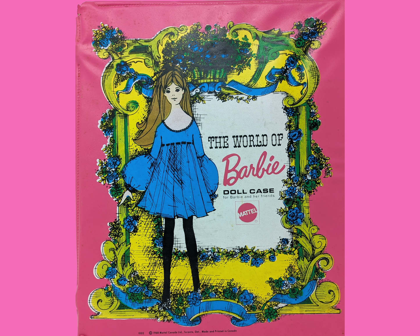 Vintage 1968 Official Mattel Inc. Barbie Doll Case