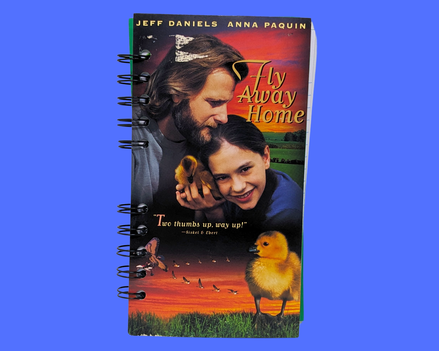 Fly Away Home VHS Movie Notebook