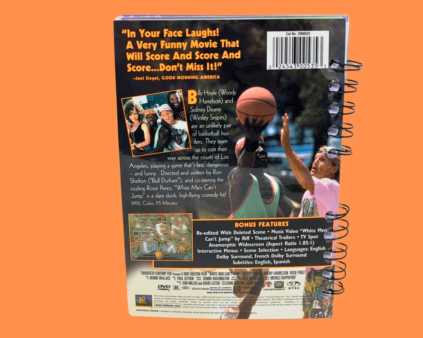 White Men Can't Jump DVD Movie Notebook