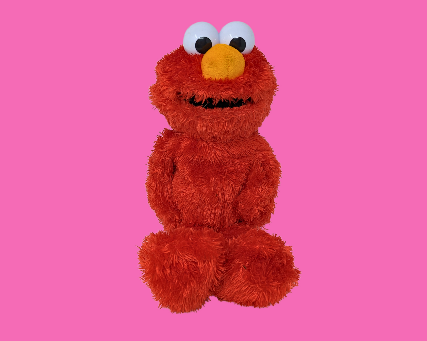 Vintage 1990's Sesame Street Elmo Plush Toy, Functional