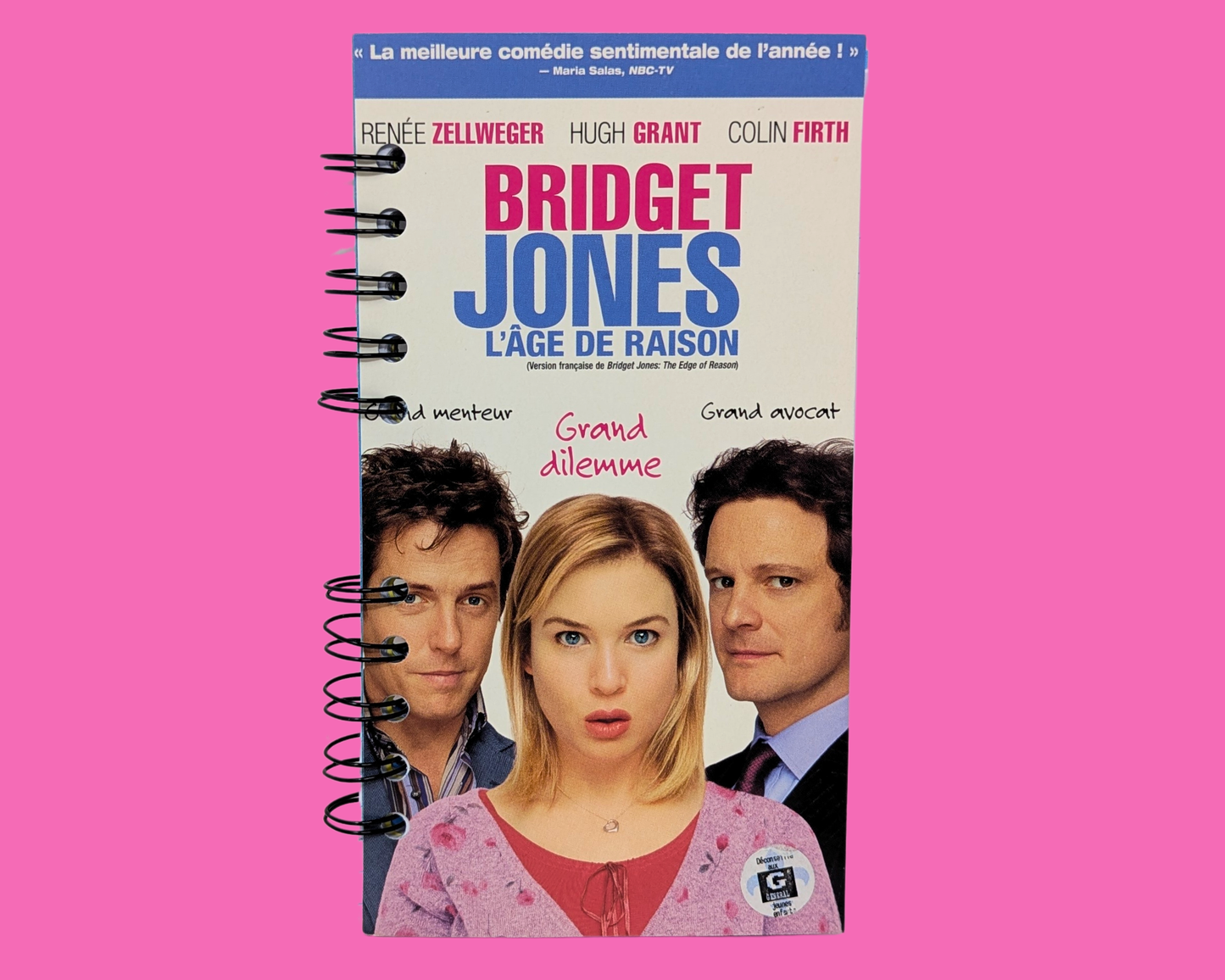 Bridget Jones The Edge of Reason VHS Movie Notebook