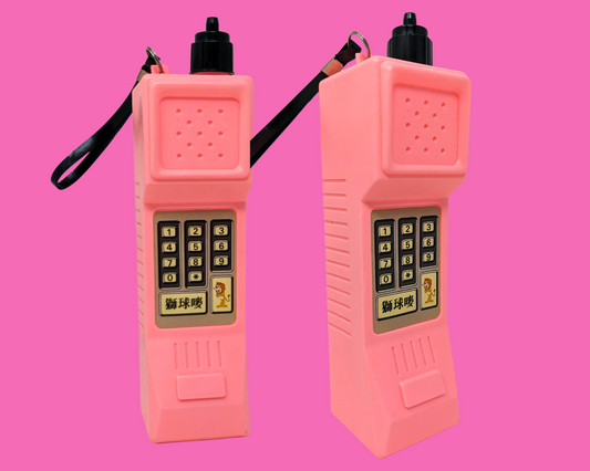 Vintage 1990's Pink Telephone Bottle