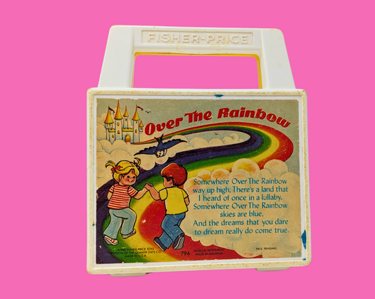 Vintage 1980's Fisher Price Music Box Playing Somewhere Over the Rainbow