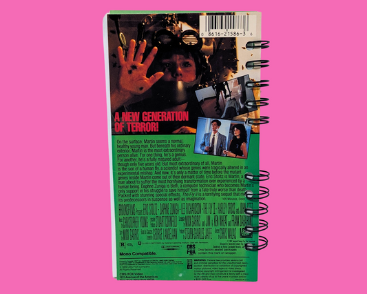 The Fly II VHS Movie Notebook