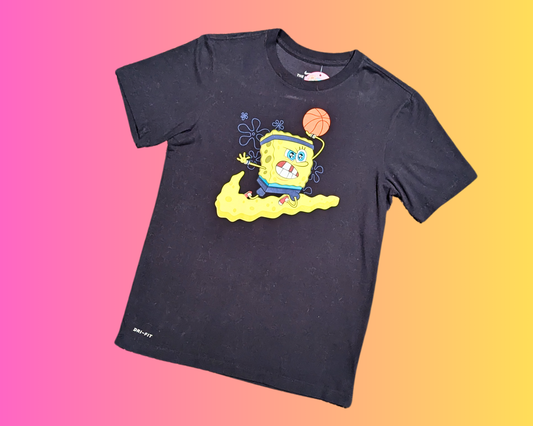 Y2K Nike Sponge Bob Square Pants T-Shirt Size S