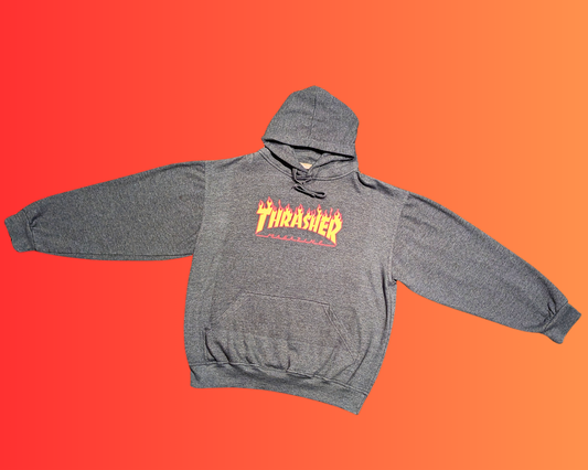 Vintage 1990's Thrasher Magazine Hoodie Size L