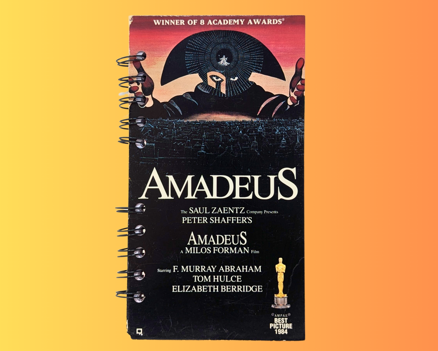 Amadeus VHS Movie Notebook