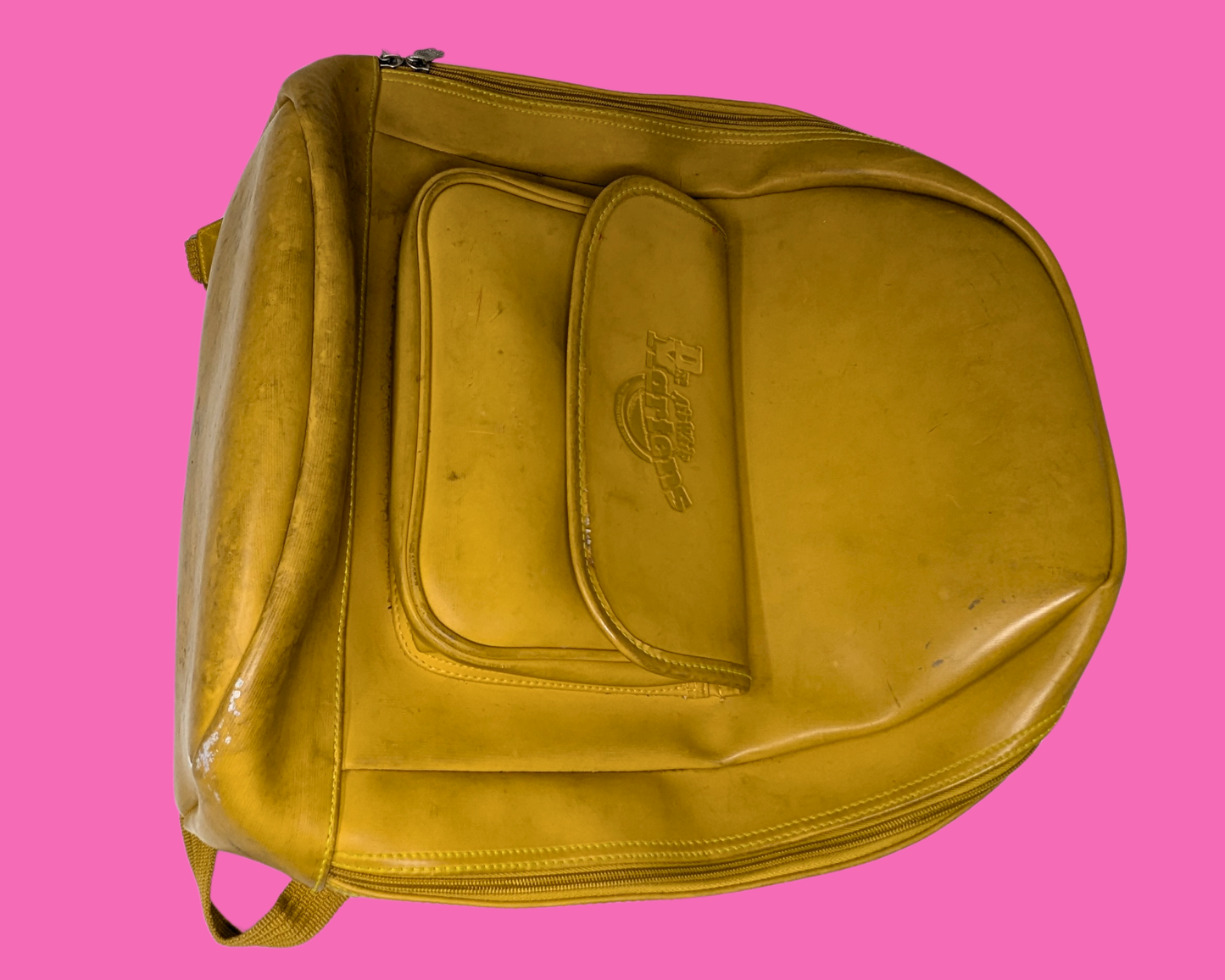 Dr. Martens Yellow Leather, Rubber Style Backpack