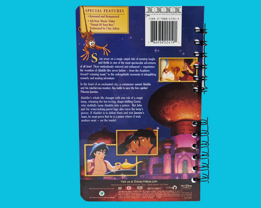 Aladdin, Walt Disney VHS Movie Notebook