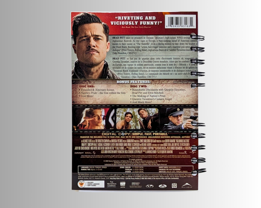 Inglorious Basterds DVD Movie Notebook