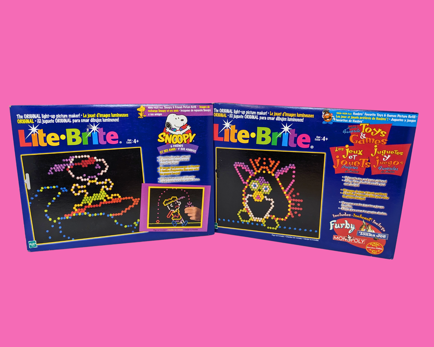 Vintage 1980's Lite Brite Game, with Accessories and Original Packaging