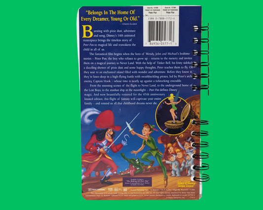 Peter Pan, Walt Disney VHS Movie Notebook