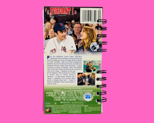 Fever Pitch VHS Movie Notebook
