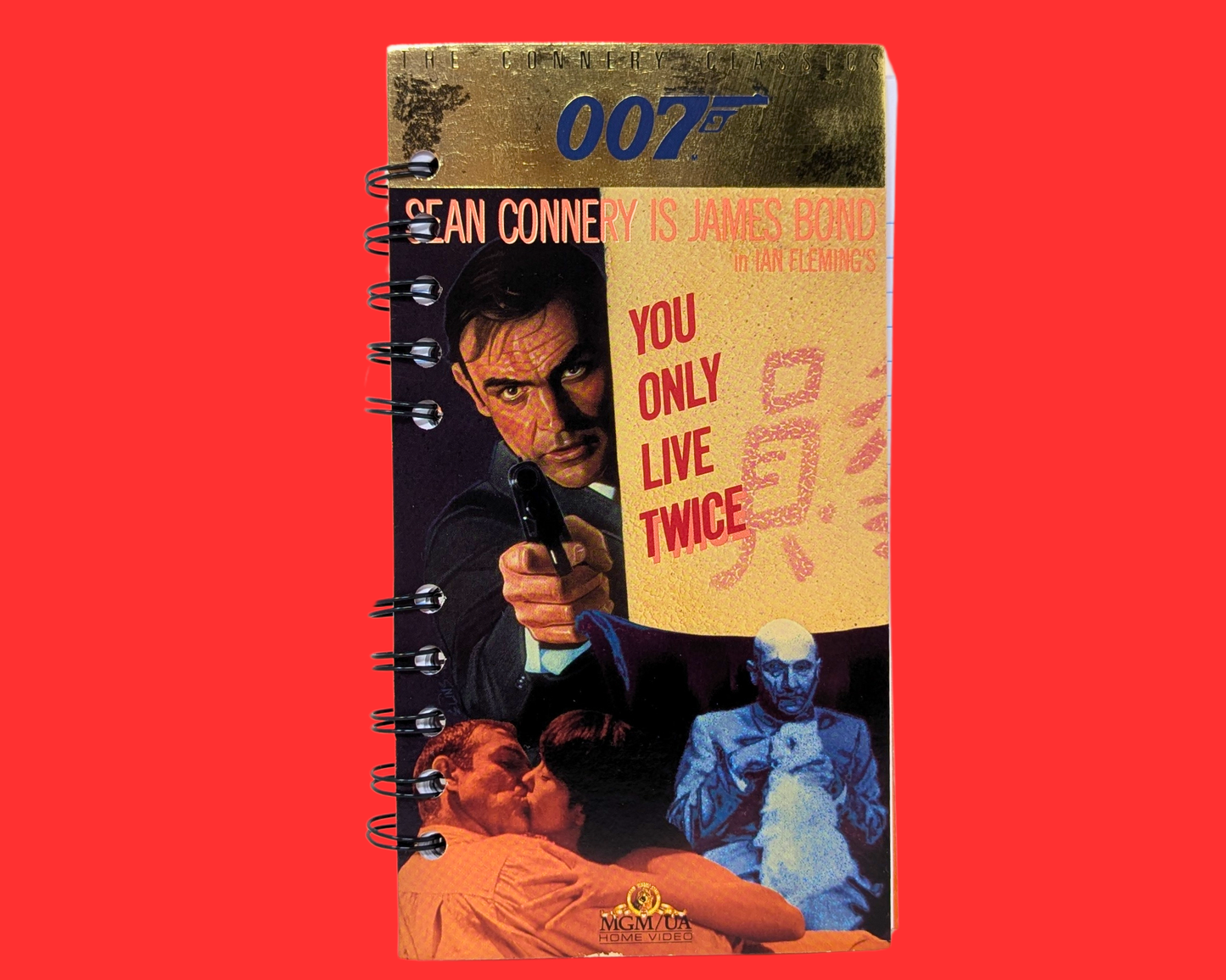 You Only Live Twice VHS Movie Notebook