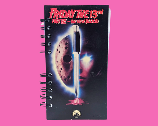 Friday The 13th Part VII The New Blood VHS Movie Notebook