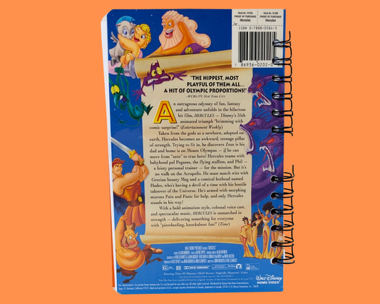 Hercules, Walt Disney VHS Movie Notebook