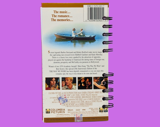 The Way We Were VHS Movie Notebook