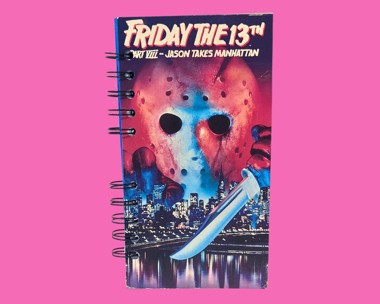 Friday The 13th Part VIII Jason Takes Manhattan VHS Movie Notebook